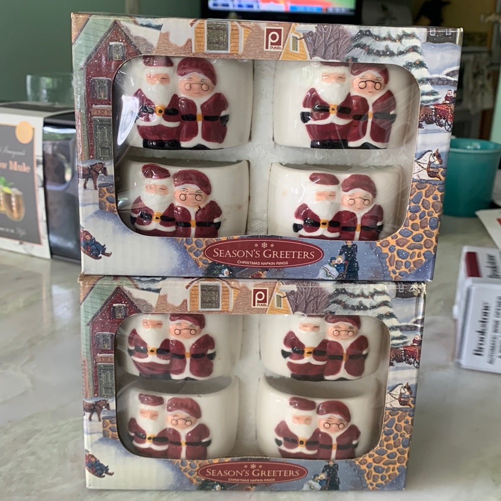 Christmas napkin rings